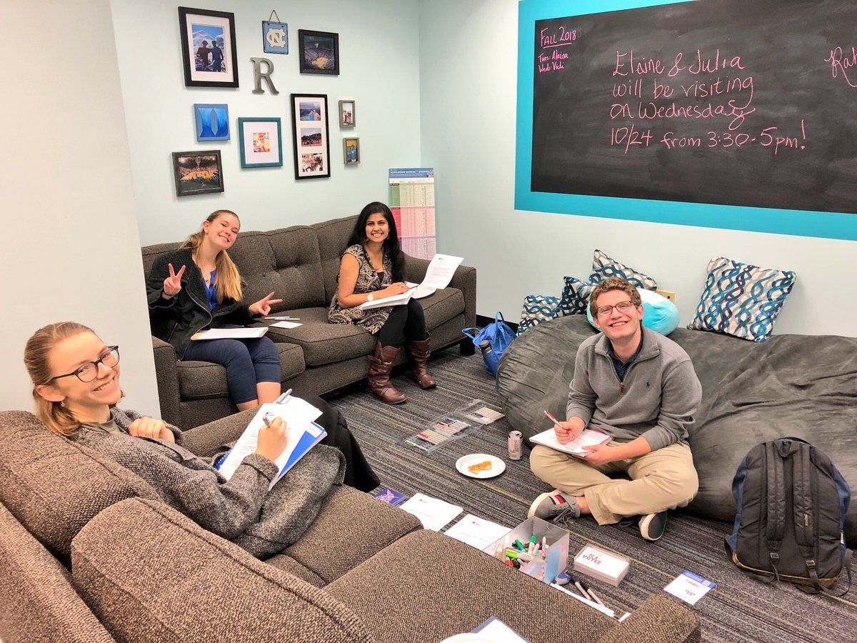 Duke & UNC students writing those letters to voters